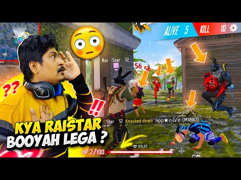 Kya Raistar Last Zone Booyahलेगा क्या | Br Ranked Match Gameplay - Free Fire Max