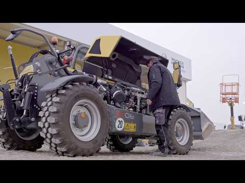 Kramer Features: Teleskoplader 2706 - Weitöffnende Motorhaube