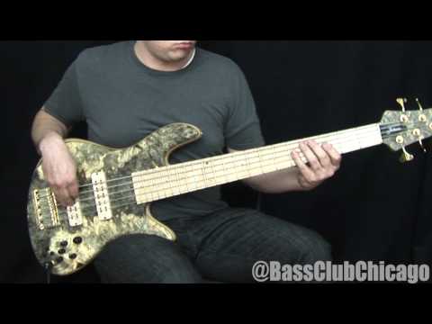 Fodera Emperor Buckeye Deluxe 5 Bass demo from BCC