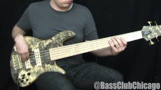 Fodera Emperor Buckeye Deluxe 5 Bass demo from BCC