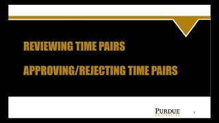 Webclock for Supervisors - Approving, Rejecting and Editing Time