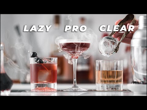 How to make a Manhattan LAZY PRO CLARIFIED - How to make a clarified cocktail