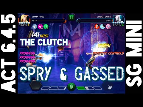 Act 6.4.5 Spry Path - Emma Frost Rampage and Spider-Gwen Miniboss