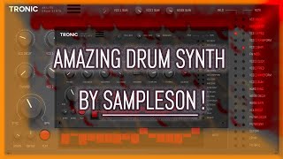Video thumbnail for Lets explore Tronic Analog Drum Synthesizer by Sampleson! by Guido Fazzito