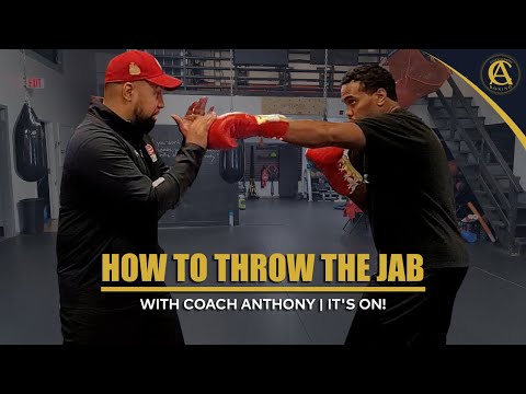 How To Throw The Jab with Coach Anthony | It’s ON! Boxing MMA | Delran, New Jersey
