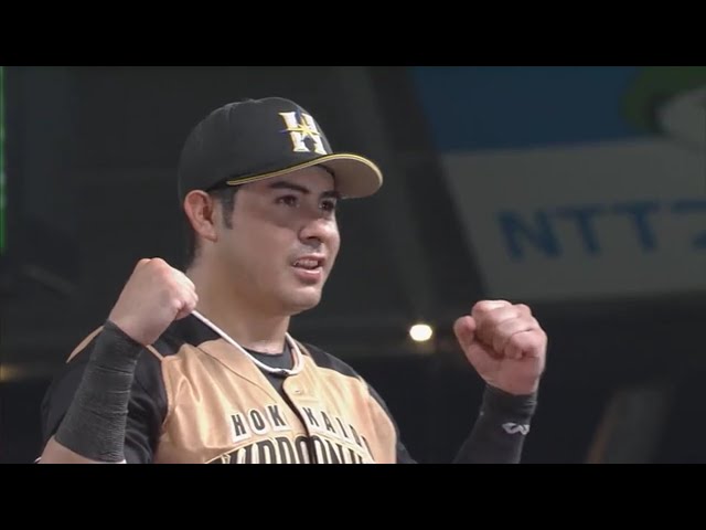 ファイターズ・ビヤヌエバ選手ヒーローインタビュー 8/26 L-F