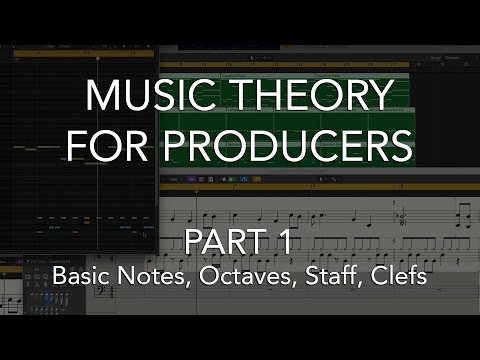 Music Theory for Producers #01 - Basic Notes, Octaves, Staff, Clefs