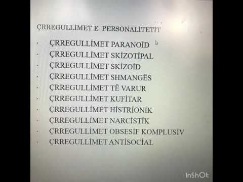 Çrregullimet e Personalitetit