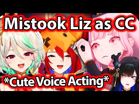 Liz Imitates Cecilia's Voice and Gives Nerissa a CUTE Voice Acting 【Hololive EN】