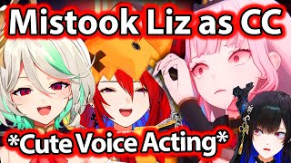 Liz Imitates Cecilia's Voice and Gives Nerissa a CUTE Voice Acting 【Hololive EN】