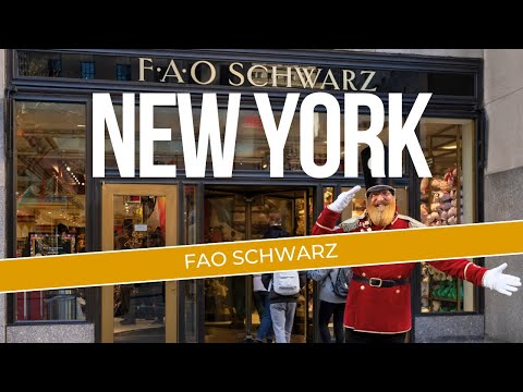 Inside FAO SCHWARZ Toy Store New York City