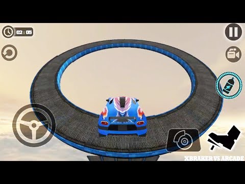 Car Driving Stunts: Impossible Car Tracks 3D | Blue Car Driving High Speed - Android GamePlay#2