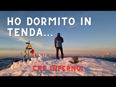 Dormo una notte in tenda da SOLO. Ecco come è andata...! - EXCURSION.