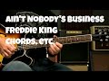 Blues Song Lesson - Ain't Nobody's Business Chords