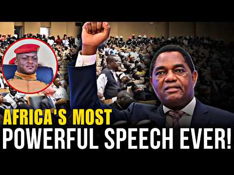 ZAMBIA PRESIDENT HICHILEMA SHUTS DOWN ALL OF AFRICA - THIS SPEECH IS PURE FIRE!