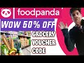 Foodpanda Grocery Voucher Code 50 Off Foodpanda Voucher Code