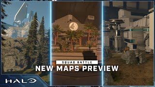 SQUAD BATTLE New Map Previews | Halo Infinite