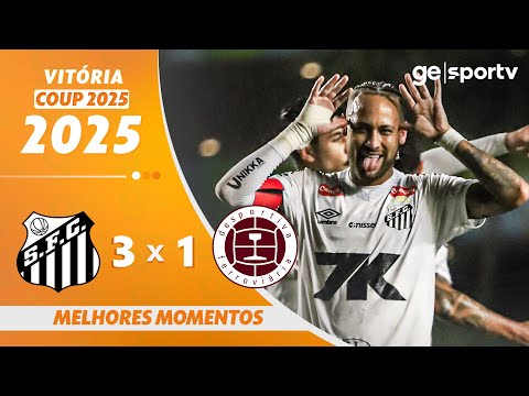 Gols e lances de Desportiva Ferroviária x Santos
