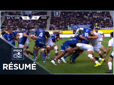 PRO D2 Saison 2024-2025 J04 - Résumé FC Grenoble Rugby – US Dax