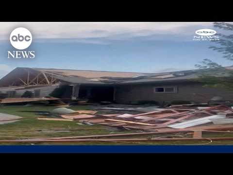 Resident surveys Wisconsin tornado damage