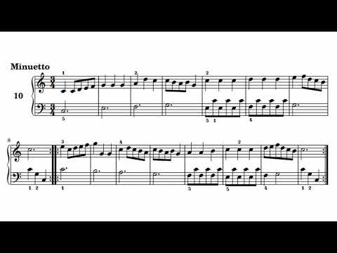 Alexander Reinagle - Minuet in C Major Op. 1, No. 10