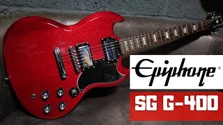 Video thumbnail for Epiphone SG G-400 Cherry Red Review by The Guitar Manifesto