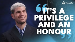 Carlos Alcaraz Reacts To Securing Year-End Number 1 🥇 | Nitto ATP Finals 2025