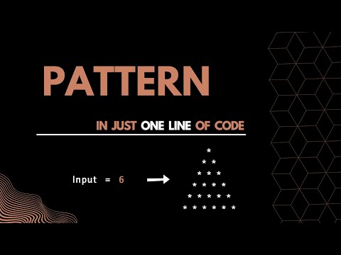 Pyramid Equilateral Triangle One Line Code Python 2022 Pattern Python Oneliner