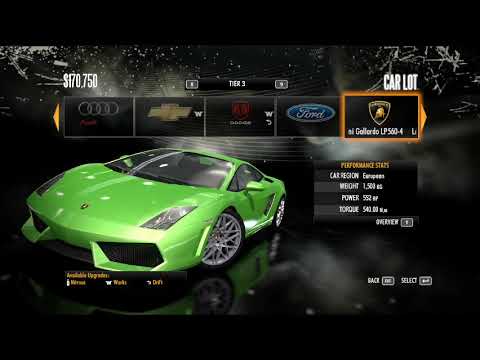 Need for Speed Shift -Tier 3 Cars