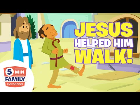 He Was Paralyzed, Then He Met JESUS! - 5 Minute Family Devotional | Bible Stories for Kids