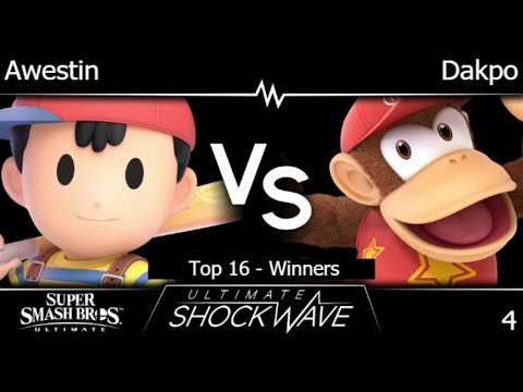 USW 4 - FX | Awestin (Ness) vs FX | Dakpo (Diddy) Top 16 - Winners - SSBU