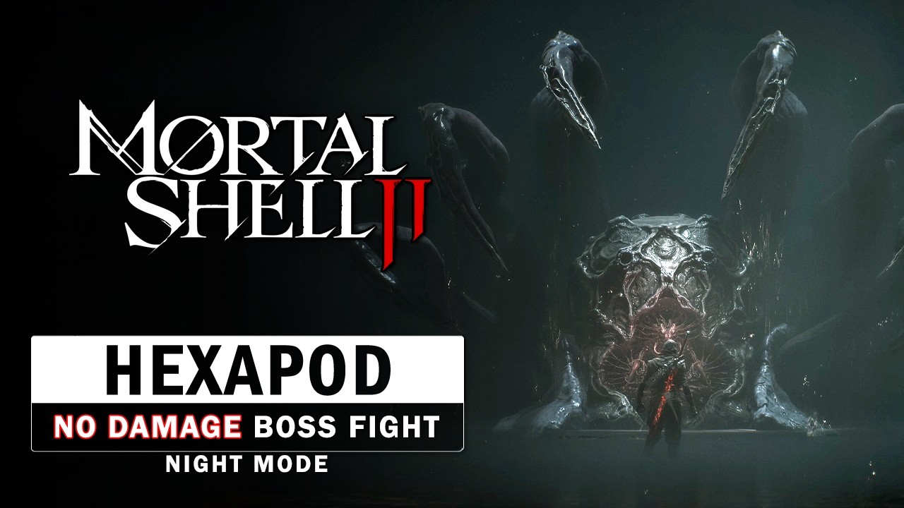 Mortal Shell 2 - Hexapod Boss Fight (No Damage / Night Mode)