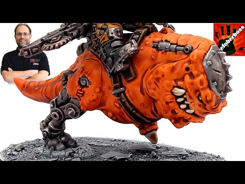 Bemal Tutorial: Squighog Boyz Rammsquig / Beast Snagga  / Warhammer 40K / (Tabletop, Chefoberboss)