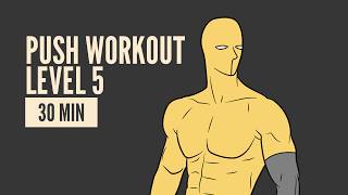 Calisthenics push-ups Level 5 home workout no equipment