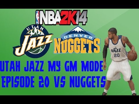 NBA 2K14 Utah Jazz My Gm Mode Ep.20 Overtime Thriller!!! vs Nuggets