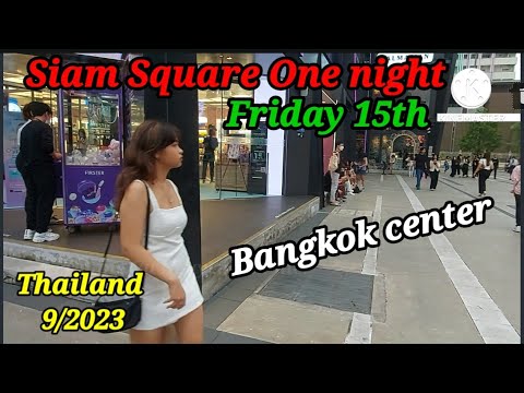 Visitando Siam Square One na sexta-feira, 15 de setembro | Tour pela Tailândia 2023