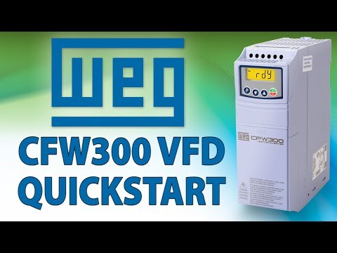 Introduction to setting up a weg vfd cfw300