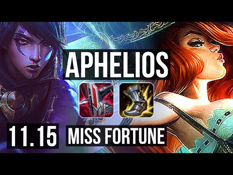 APHELIOS & Thresh vs MISS FORTUNE & Leona (ADC) | 5/1/15, Rank 5 Aphelios | KR Challenger | v11.15