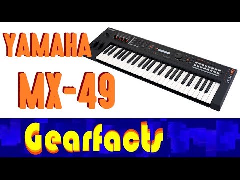 Yamaha MX-49 compact 49 key synth: Instant gratification!