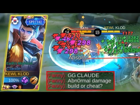 CLAUDE ABNORMAL DAMAGE! NEW 1 HIT DELETE BUILD FOR CLAUDE!🔥