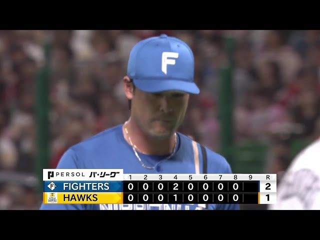 【8回裏】渾身の速球!! ファイターズ・上原健太 満塁のピンチを招くも最後は空振り三振!! 2025年9月30日 福岡ソフトバンクホークス 対 北海道日本ハムファイターズ