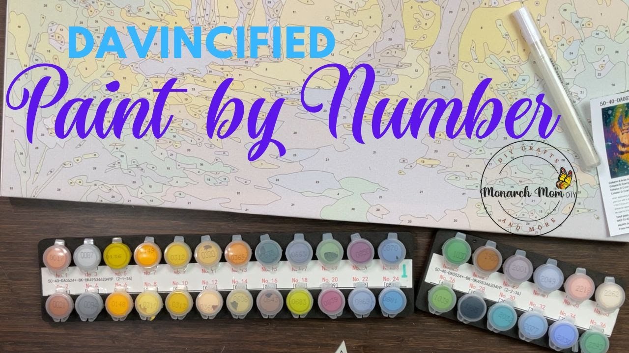 I tried this Paint by Number Kit - SO FUN!!!