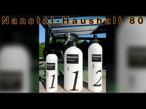 NANOTOL Glasversiegelung - Nanoversiegelung Glasdach - Wintergarten, Fenster u.ä. - Tutorial+Kaufen