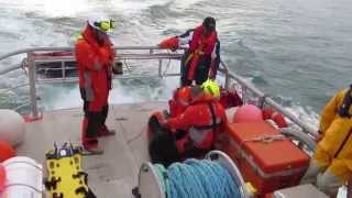 preview picture of video 'A bord du Président-Toutain avec la SNSM de Perros-Guirec'