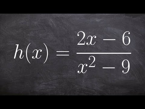 Identifying vertical, horizontal asymptotes and holes