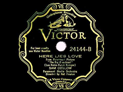 1932 Sam Coslow - Here Lies Love