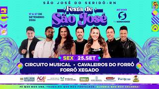 Thumbnail de Cavaleiros do Forró, Circuito Musical e Forró Xegado | Festa de São José 2026 em São José do Seridó