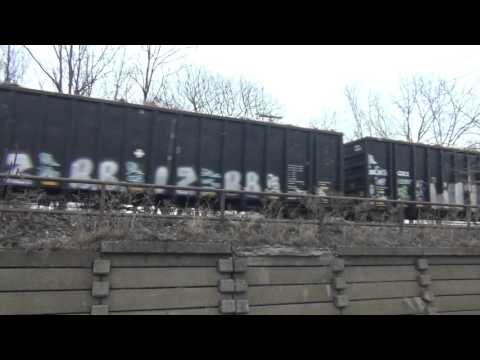 Fast CSX Trash Train