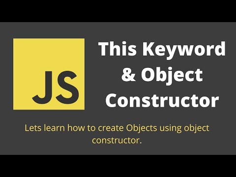 29 This Keyword In Object Create Objects Using Object Constructor In Javascript