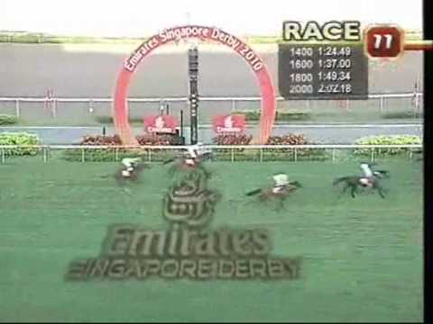 (新加坡) 阿聯酋航空新加坡打吡--「森之風」初戴眼罩，回復神勇 (11/7/2010)